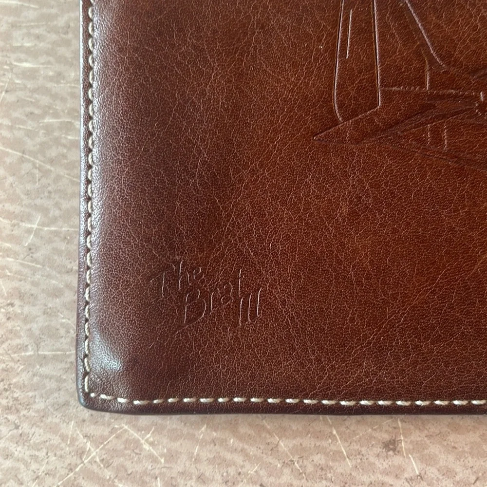 Fossil The Brat III Bi-Fold Leather Wallet
